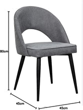 Olmecs Home and  Dining Room Restaurant Chair (grey)